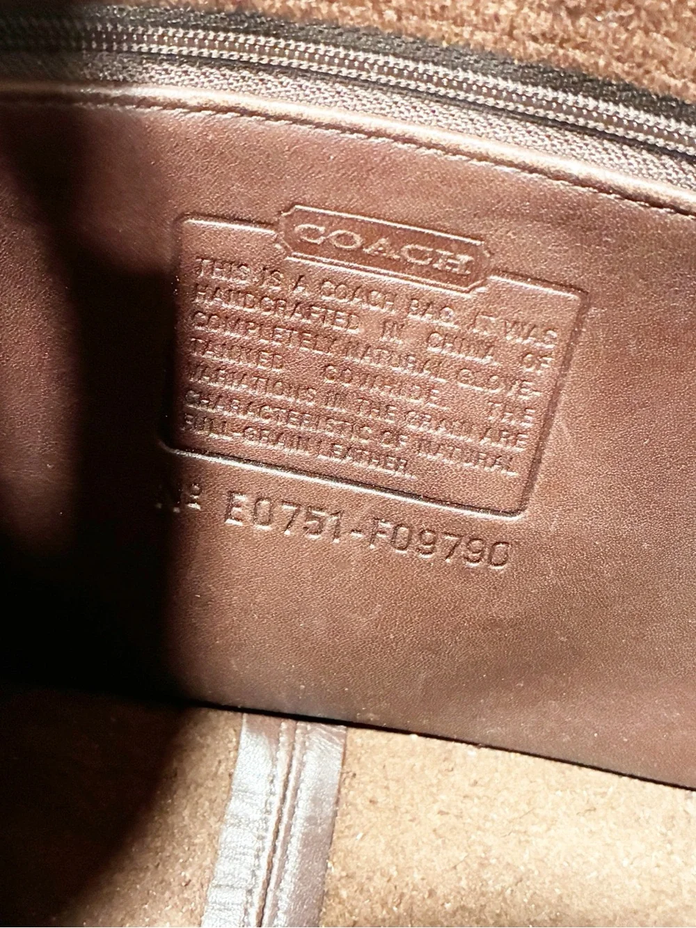 Coach vintage 9790